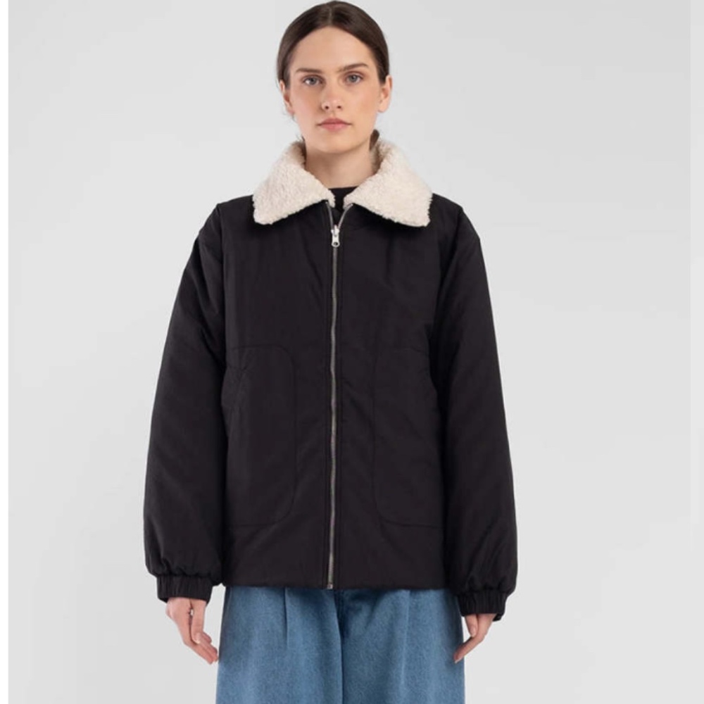 Micaela Greg - Reversible Bomber in Faded Black